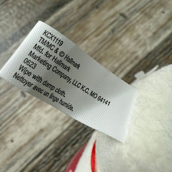 2023 Hallmark Itty Bittys 20th Anniversary Showman Snowman Sound Talking Plush - Picture 6 of 6